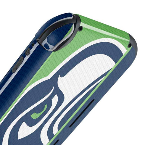 NFL Seattle Seahawks Zone Block Nintendo Switch Lite Skin